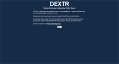 Desktop Screenshot of dextr.riglondon.com